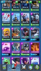 Clash of clans e clash royale rei 12 e cv 10