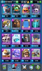 Clash of clans e clash royale rei 12 e cv 10