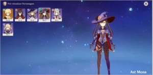 Genshin Impact NA AR7 Mona, Fischl, Noelle 2/6 + 2677 gemas