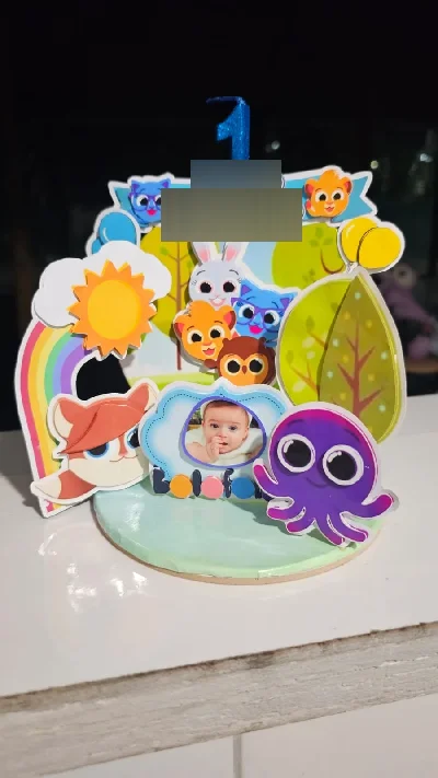 Topo de Bolo - Artesanato e Personalizados
