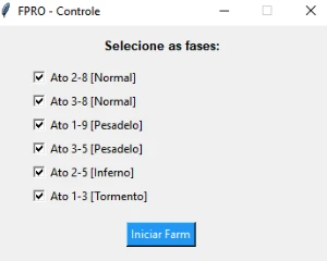 Task Bar Hero Farm Baú