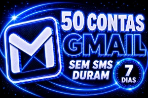 Gmail 50 contas Business Premium sem SMS - Emails