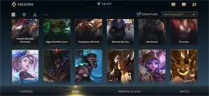 conta esmeralda 1(IMPORTANTE LER A DESCRIÇÃO) - League of Legends: Wild Rift LOL WR