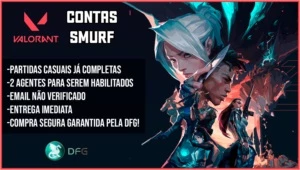 CONTAS SMURFS DE VALORANT - PRONTAS PARA COMPETITIVO