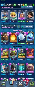 Conta Clash Royale 8000 Troféus - 116/116 Cartas PROMO 🔺️