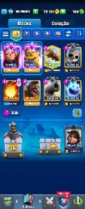 Conta Clash Royale 8000 Troféus - 116/116 Cartas PROMO 🔺️