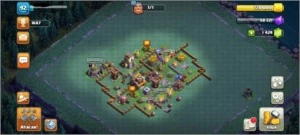 Cv9 com tudo do c8 full + Clash royale 4300 troféus - Clash of Clans