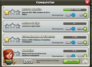 Clash of clans|cv 7 totalmente full com 5 construtores