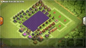 Clash of clans|cv 7 totalmente full com 5 construtores