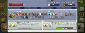 Clash of clans|cv 7 totalmente full com 5 construtores