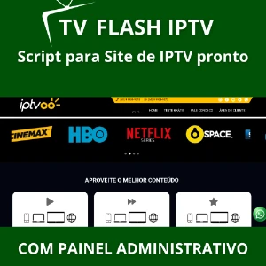 Flash IPTV Script  - Empresa de IPTV Site Pronto - Outros