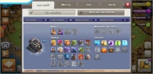 CV9 Semi Full + 5 Construtores + 4000 Gemas - Clash of Clans