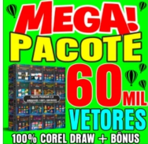 Pacote de vetores para Corel Draw + 897.000 mil vetores - Outros