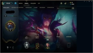 Conta para smurf unranked solo/flex - League of Legends LOL
