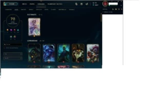 conta do lol com mais de 1k em skin - League of Legends