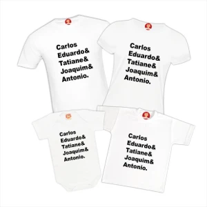 Camiseta Personalizada para Família