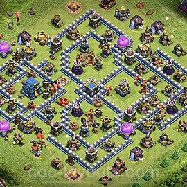 CV12 Praticamente full com 1300 gemas - Clash of Clans