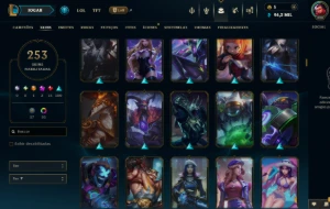 Conta lol mestre season nova full acesso 253 SKINS - League of Legends