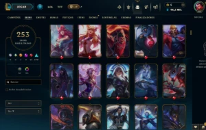 Conta lol mestre season nova full acesso 253 SKINS - League of Legends