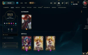 Conta lol mestre season nova full acesso 253 SKINS - League of Legends
