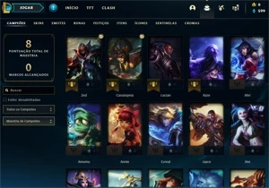 CONTA UNRANKED POR 5 REAIS COM VÁRIAS SKINS DA HORA! - League of Legends LOL