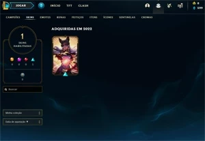 CONTA UNRANKED POR 5 REAIS COM VÁRIAS SKINS DA HORA! - League of Legends LOL
