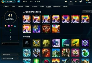 CONTA UNRANKED POR 5 REAIS COM VÁRIAS SKINS DA HORA! - League of Legends LOL
