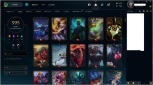 Conta de league of legends 395 skins,todos campeões LOL