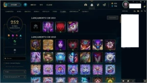 Conta de league of legends 395 skins,todos campeões LOL