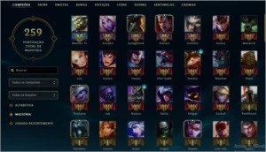 Vendo conta de lol platina - League of Legends