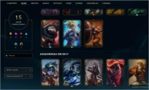 Vendo conta de lol platina - League of Legends
