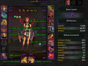 Level 70 Caçador de Demonios (iLvl 480) - Trinkets Bis - Blizzard