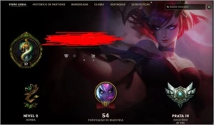 conta lvl 30 prata - League of Legends LOL