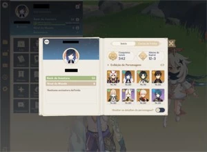 CONTA AR55 - 8 CHARS 5* - XIAO, KAZUHA, YELAN, ITTO - Genshin Impact