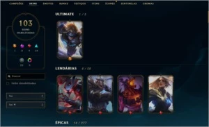 Conta Rara de LoL - League of Legends