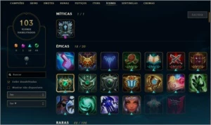 Conta Rara de LoL - League of Legends