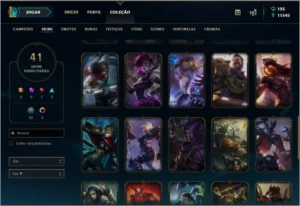 Conta League Of Legends Lv 130 / Gold III / Faltam 7 Campeão LOL