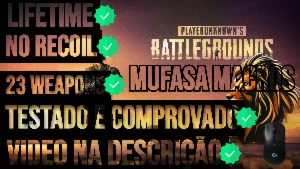 PUBG MACRO-(STEAM e EPIC)-MOUSES LOGITECH (LIFETIME)