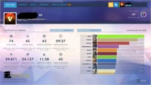Vendo conta de Overwatch para PC (conta boa) - Blizzard