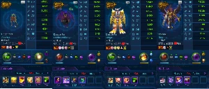 Conta Ladmo Alpha 1 Rank U, 5 Sss+, 4 Sss - Digimon Masters Online