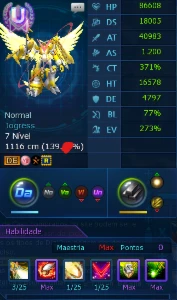Conta Ladmo Alpha 1 Rank U, 5 Sss+, 4 Sss