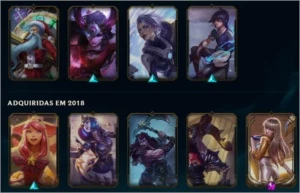 conta lol lvl 288 - League of Legends