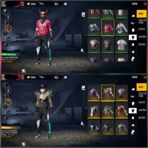 CONTA RARA COM OS TRÊS PRIMEIROS PASSES, FULL GEMADA!! - Free Fire