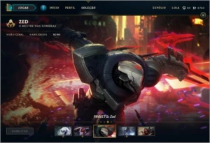 CONTA 30 OURO 4 2016 COM BORDA OURO 27 CHAMPS 14 SKINS - League of Legends LOL