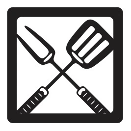 Kit 4 Peças Cantinho do Churrasco em MDF Preto - Artesanato e Personalizados