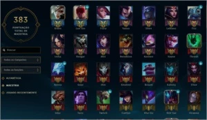 Conta Lol UNRANKED + 105 campeoes + 48 skins 2 ultimates - League of Legends