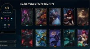 Conta Lol UNRANKED + 105 campeoes + 48 skins 2 ultimates - League of Legends