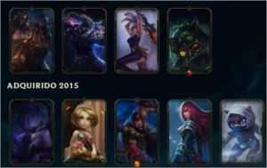 Conta Lol UNRANKED + 105 campeoes + 48 skins 2 ultimates - League of Legends