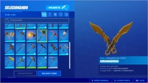 Conta Fortnite Seasons (6,7,8 - Capítulo 2 = 2)