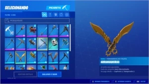 Conta Fortnite Seasons (6,7,8 - Capítulo 2 = 2)